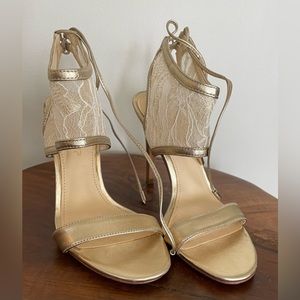 Ivanka Trump Daza Ankle Wrap High-Heel Sandal